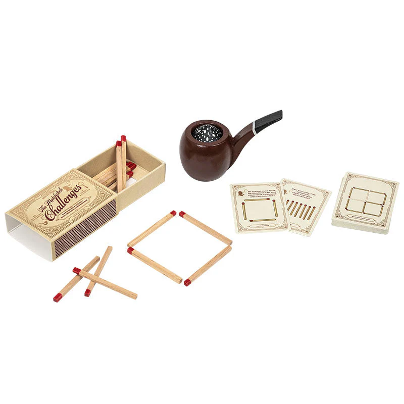 Sherlock Holmes: The Case of the Smoking Pipe - Pipe Puzzle & Matchstick Challenge Set - Image 3