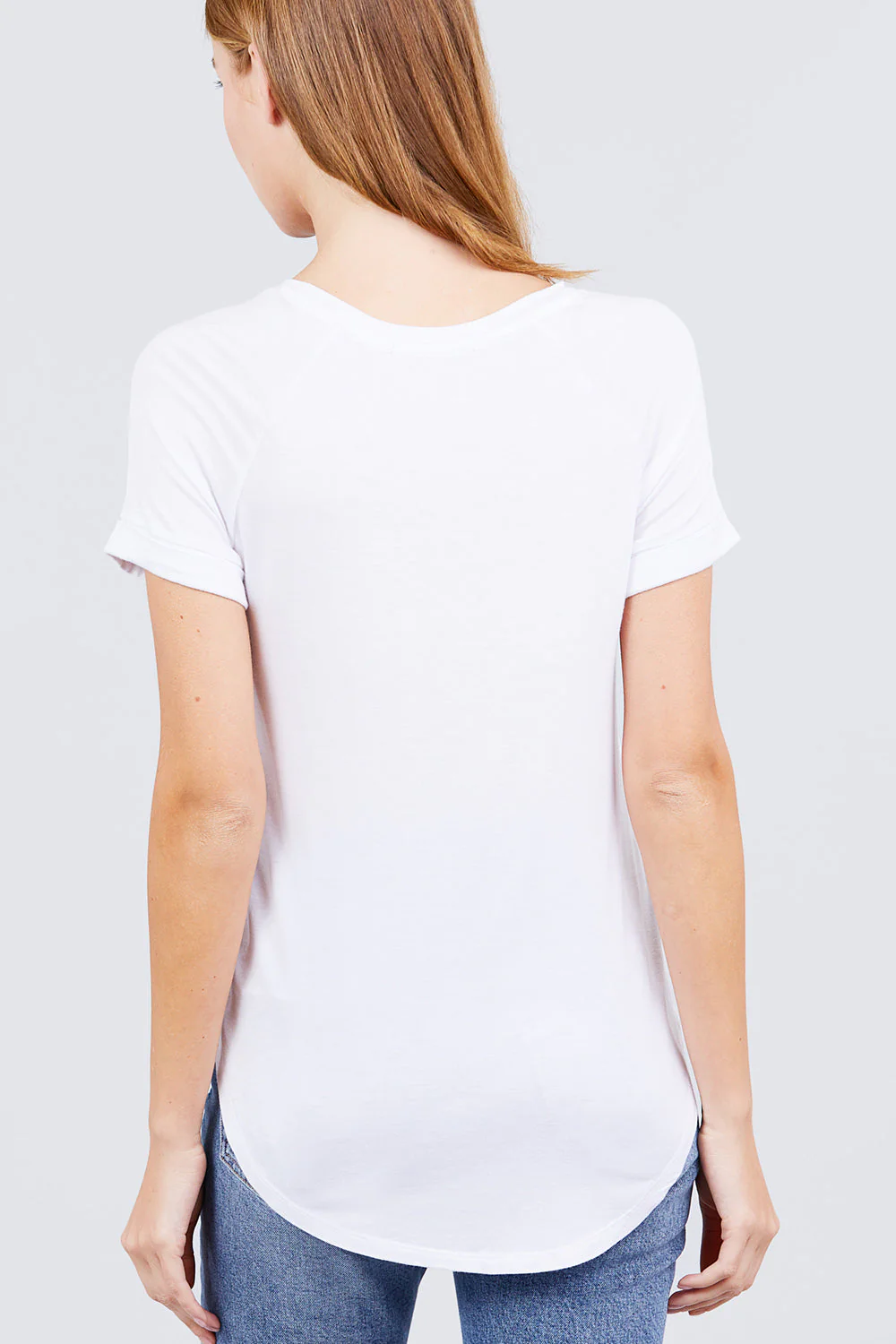 Short Raglan Slv Rayon Jersey Top - Image 4