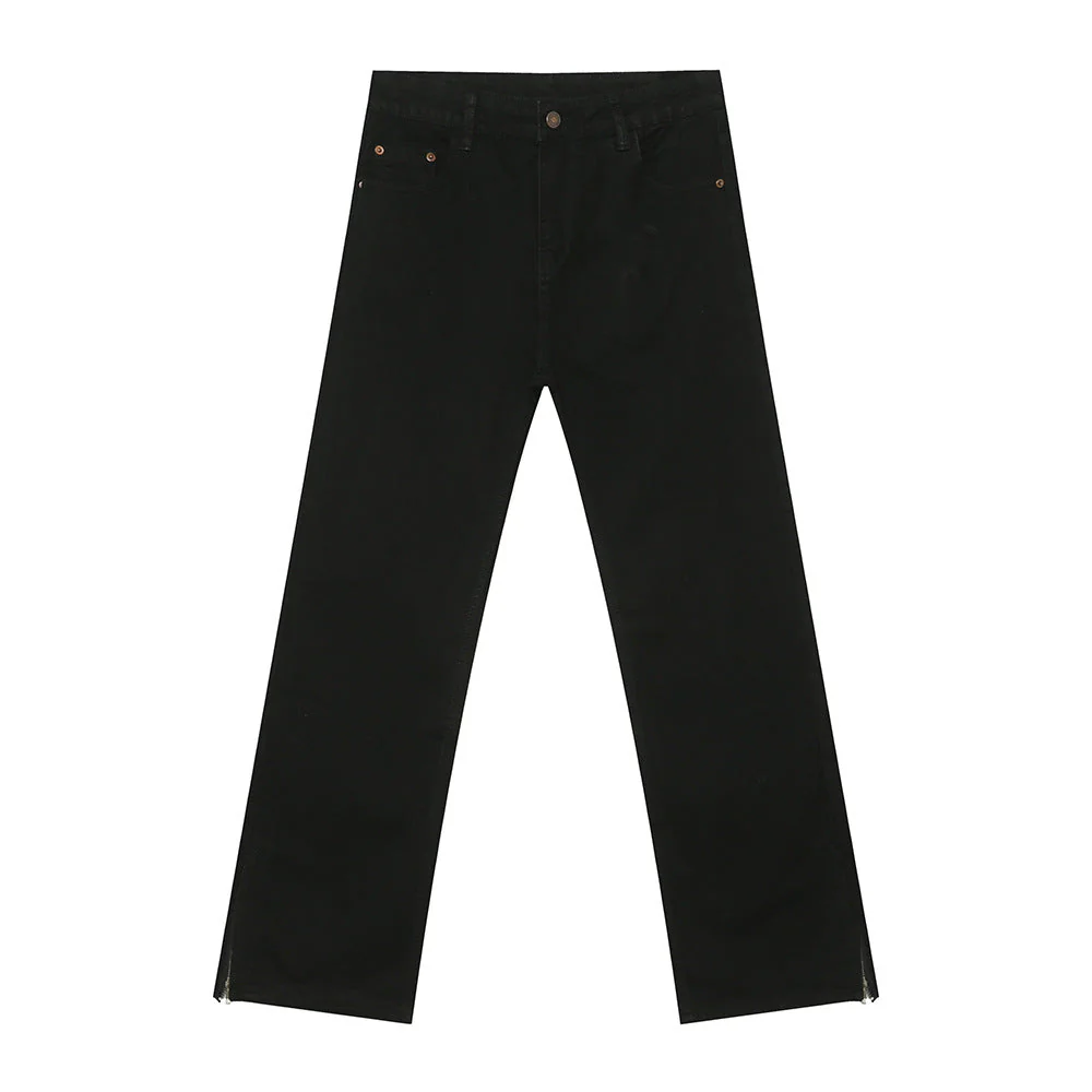 Side Zipper Slim Jeans - Image 5