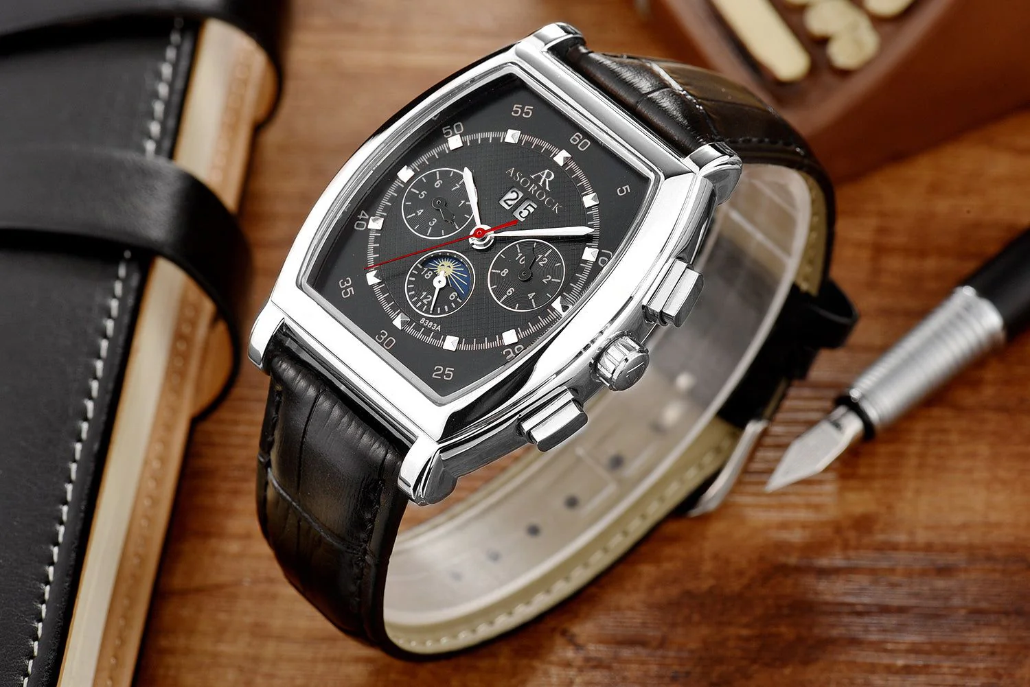 Silver/Black Ambassador (RESTOCK PRE-ORDER) by ASOROCK WATCHES - Image 10
