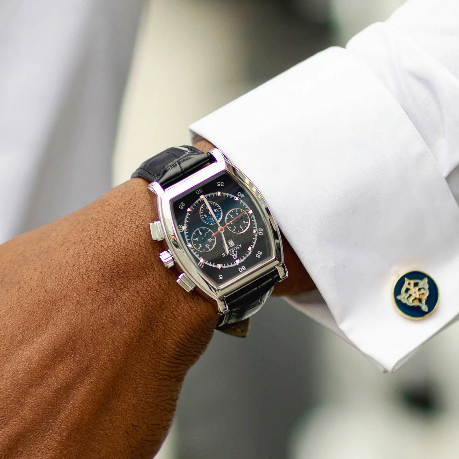 Silver/Black Ambassador (RESTOCK PRE-ORDER) by ASOROCK WATCHES - Image 2