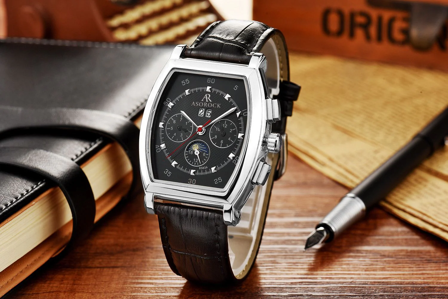 Silver/Black Ambassador (RESTOCK PRE-ORDER) by ASOROCK WATCHES - Image 9