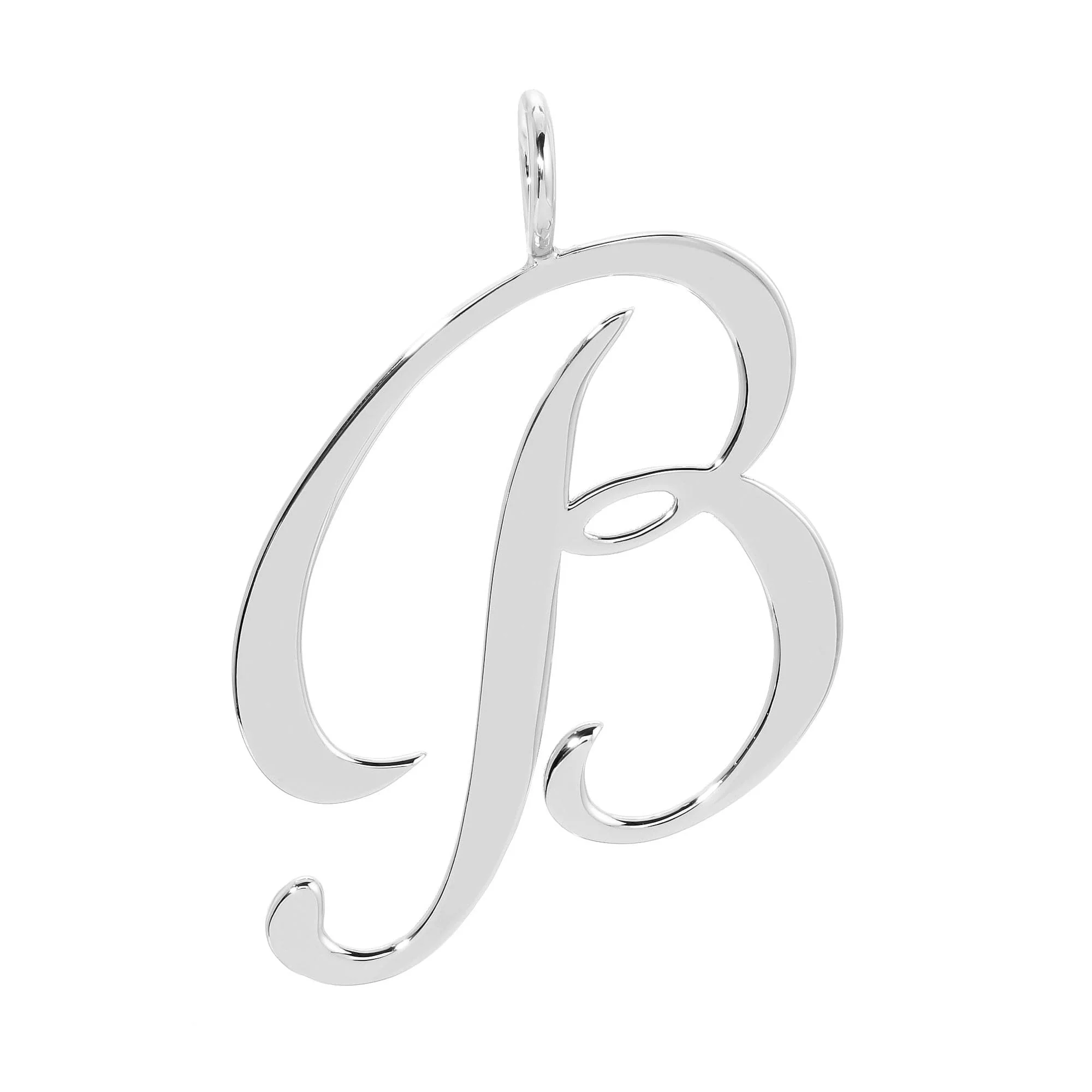 Silver Large Letter Pendants by eklexic jewelry - Image 3