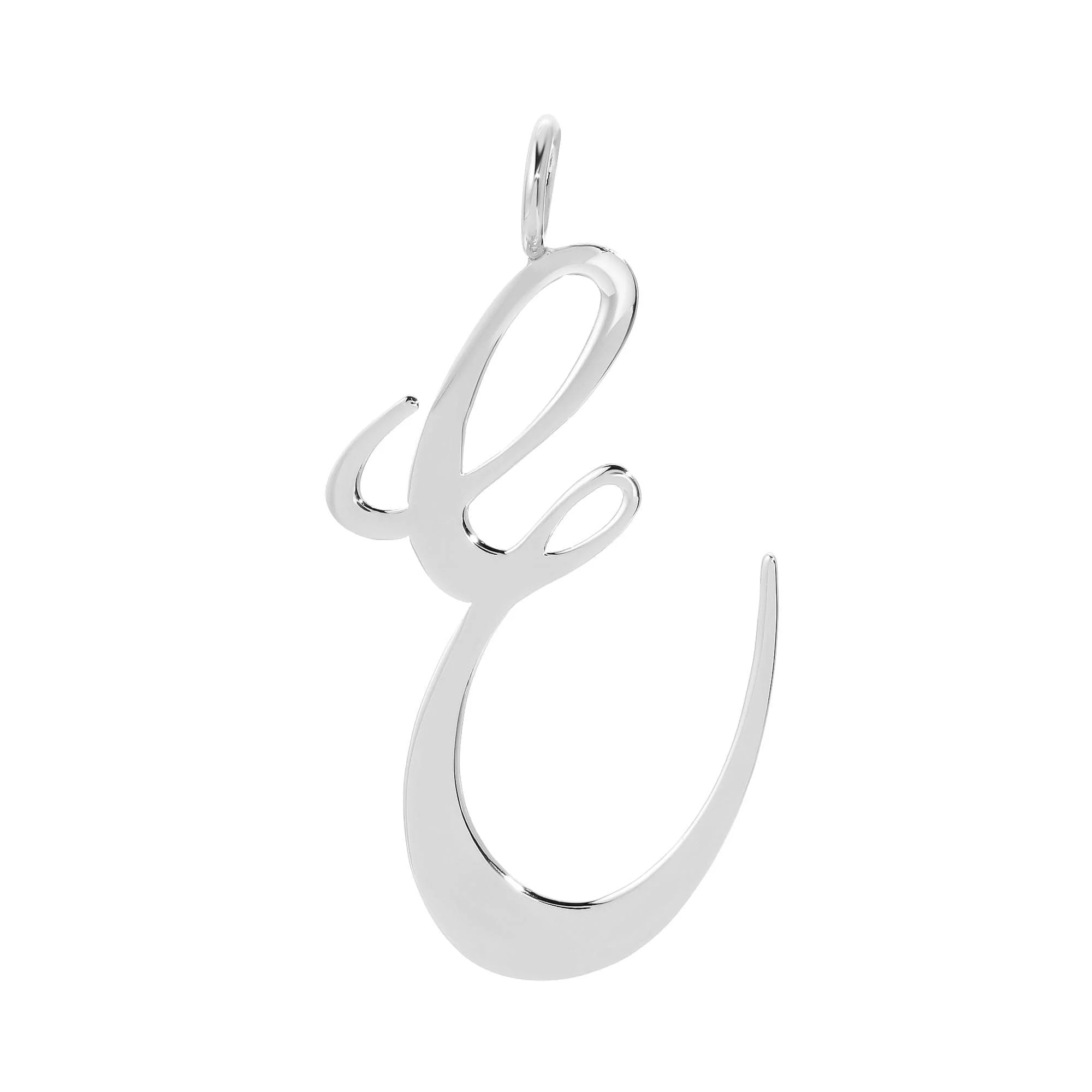 Silver Large Letter Pendants by eklexic jewelry - Image 6