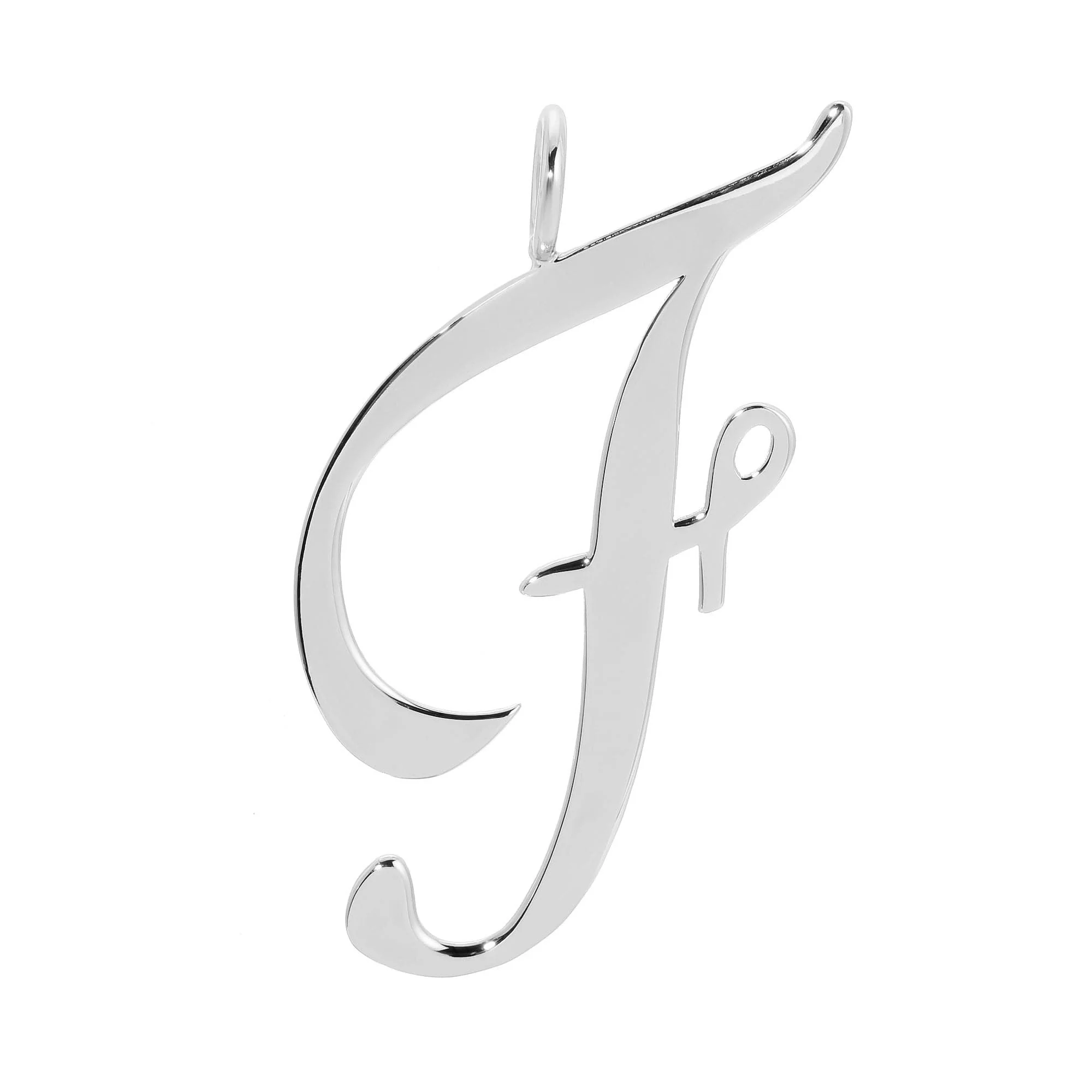Silver Large Letter Pendants by eklexic jewelry - Image 7