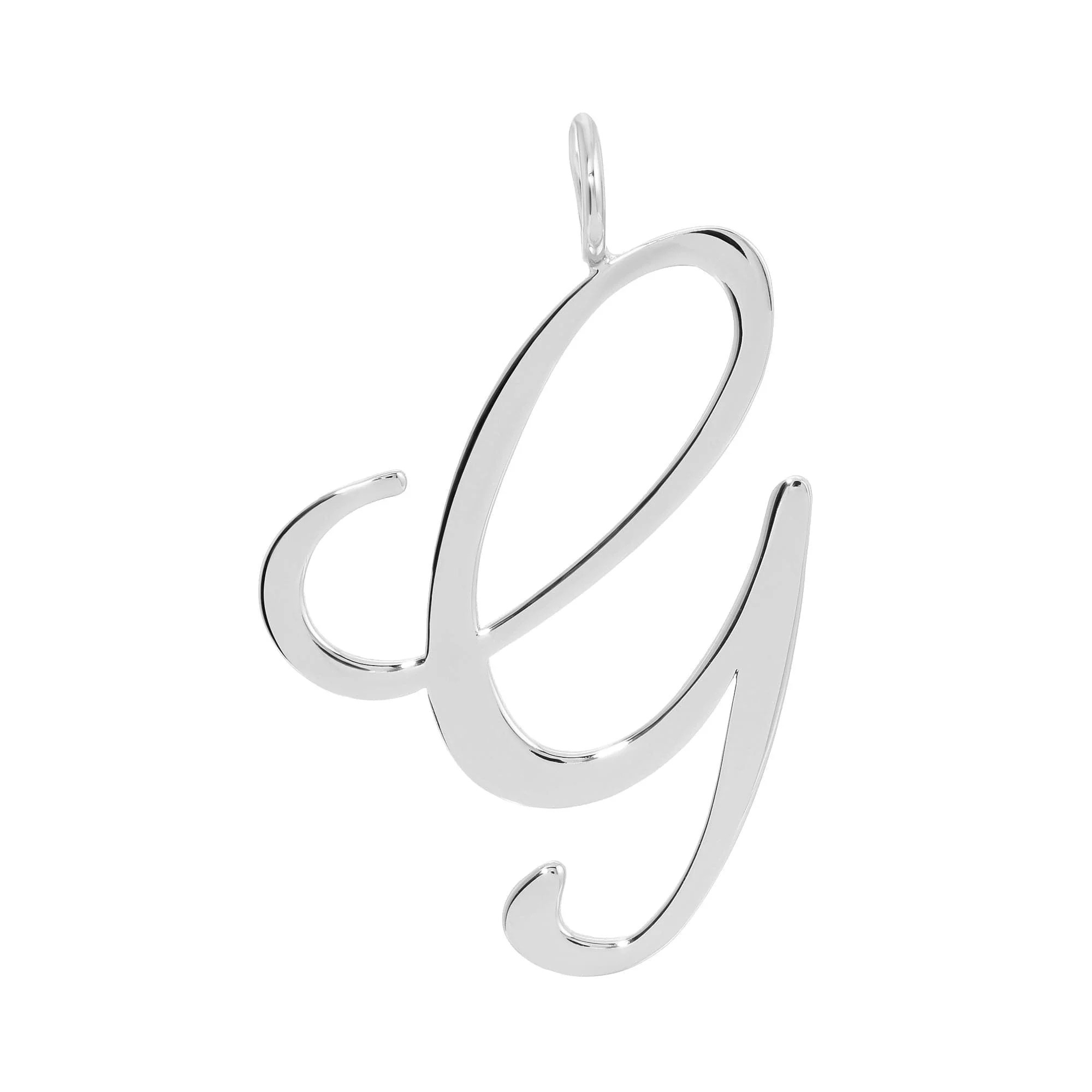Silver Large Letter Pendants by eklexic jewelry - Image 8