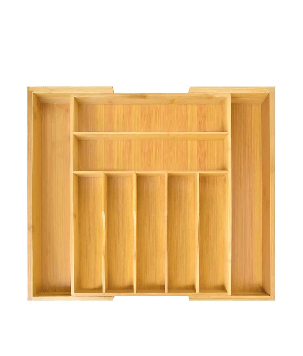 Silverware Drawer Organizer 9 Slots by Royal Craft Wood - Image 2