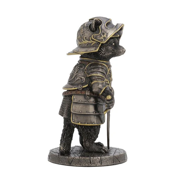 Sir Laveur Raccoon Man at Arms Statue - Image 2