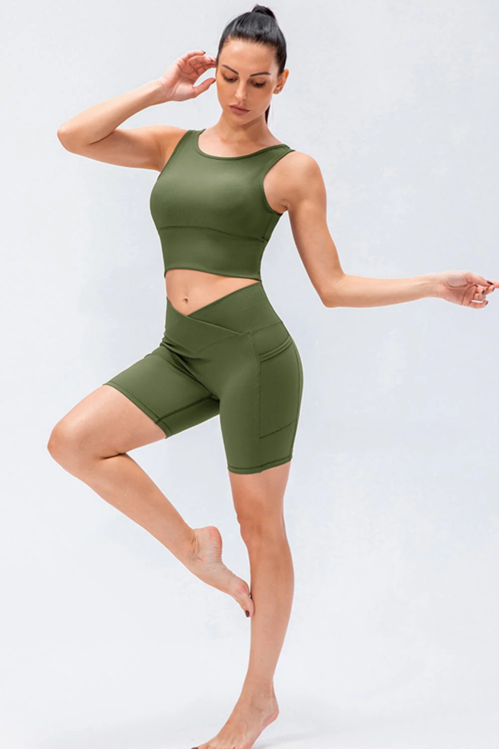Slim Fit V-Waistband Sports Shorts - Image 12