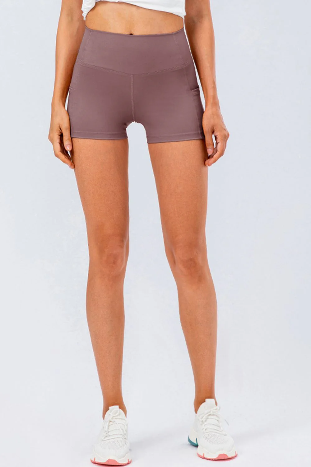 Slim Fit Wide Waistband Sports Shorts - Image 7
