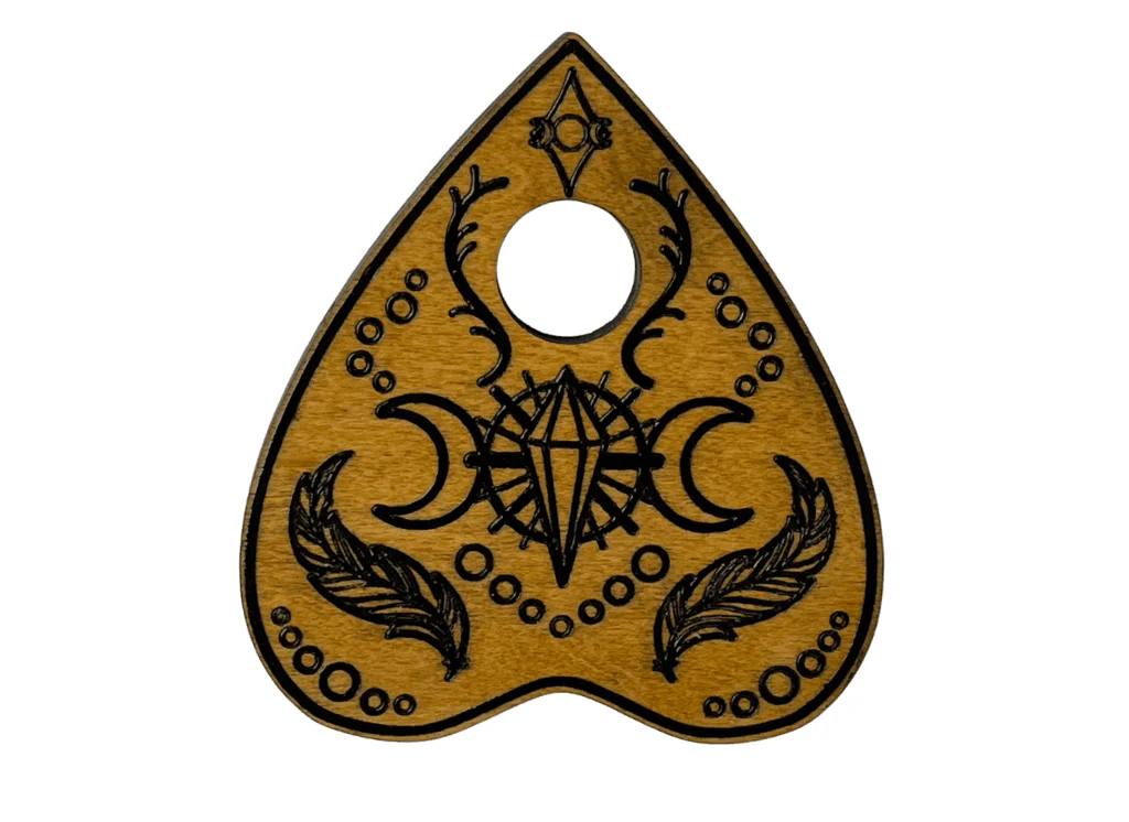 Small Crow & Crystal Spirit Board - Black - Image 3
