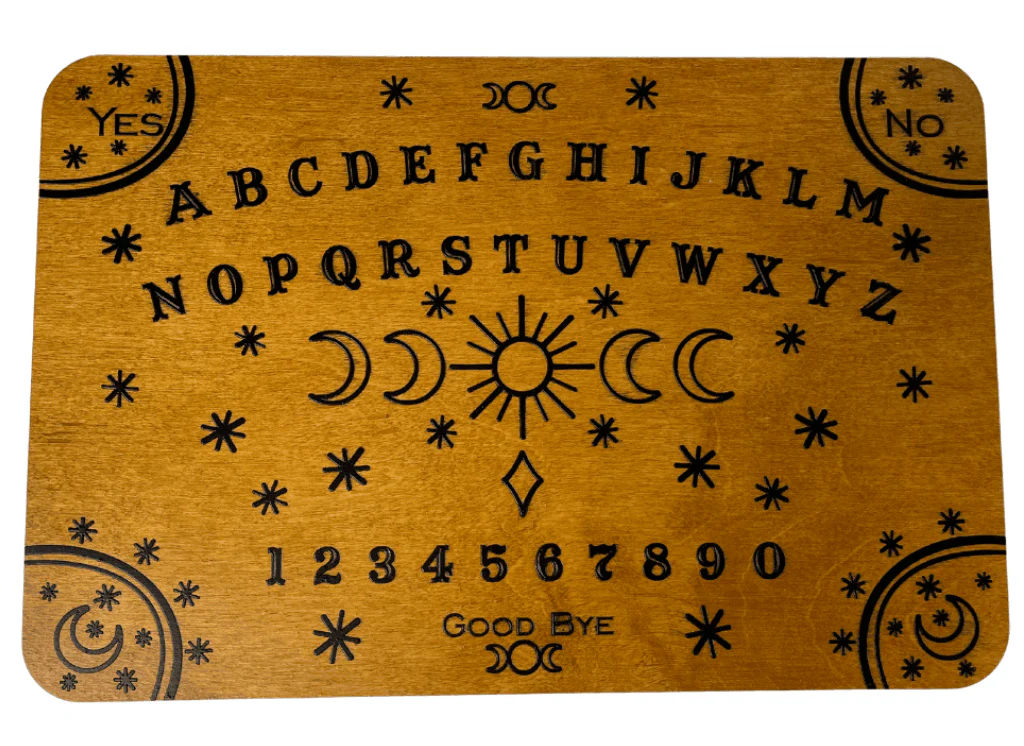 Small Solar Moon Spirit Board - Light Stain - Image 2