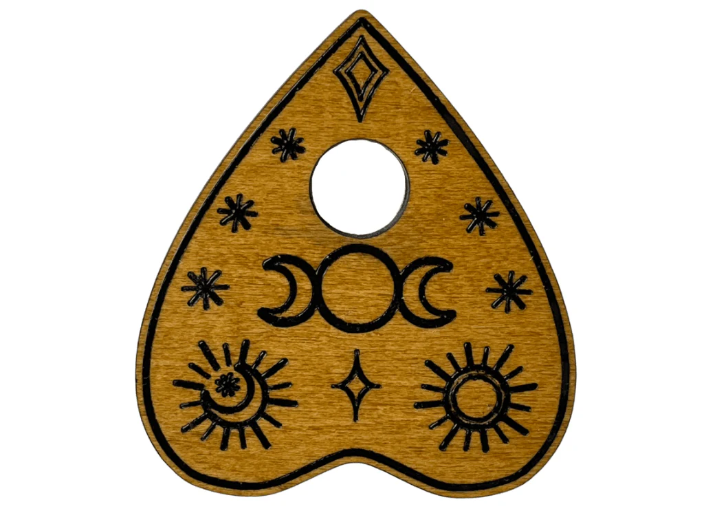 Small Solar Moon Spirit Board - Light Stain - Image 3