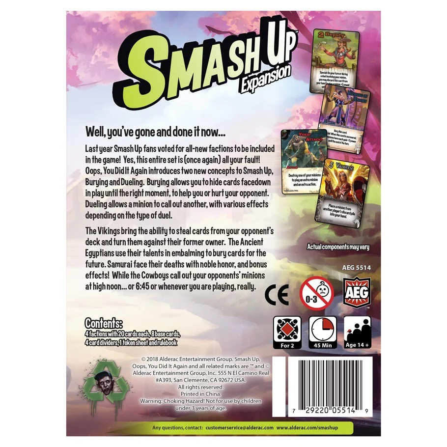 Smash Up Expansion: Oops, You Did It Again - Image 2