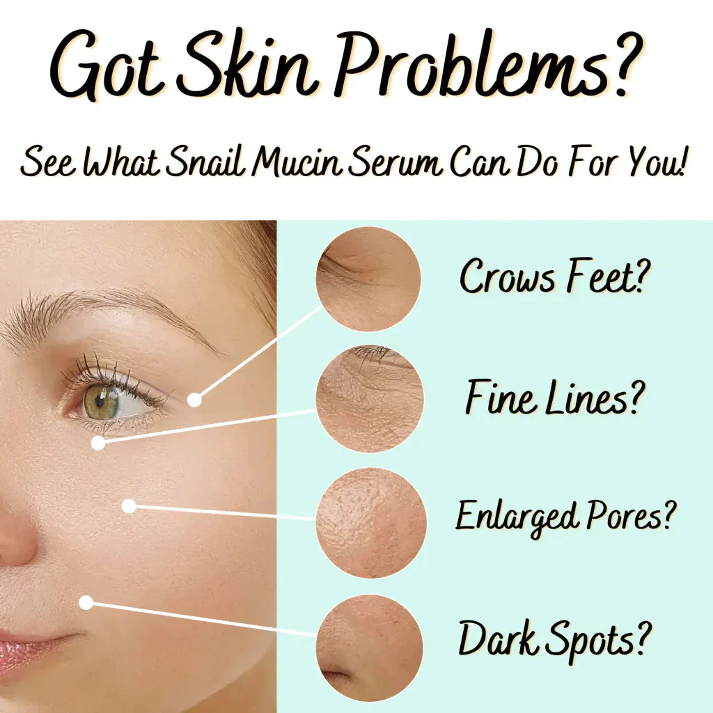 Snail Mucin Serum with Vitamin C & E by Rosie Claire Cosmetics - Image 5