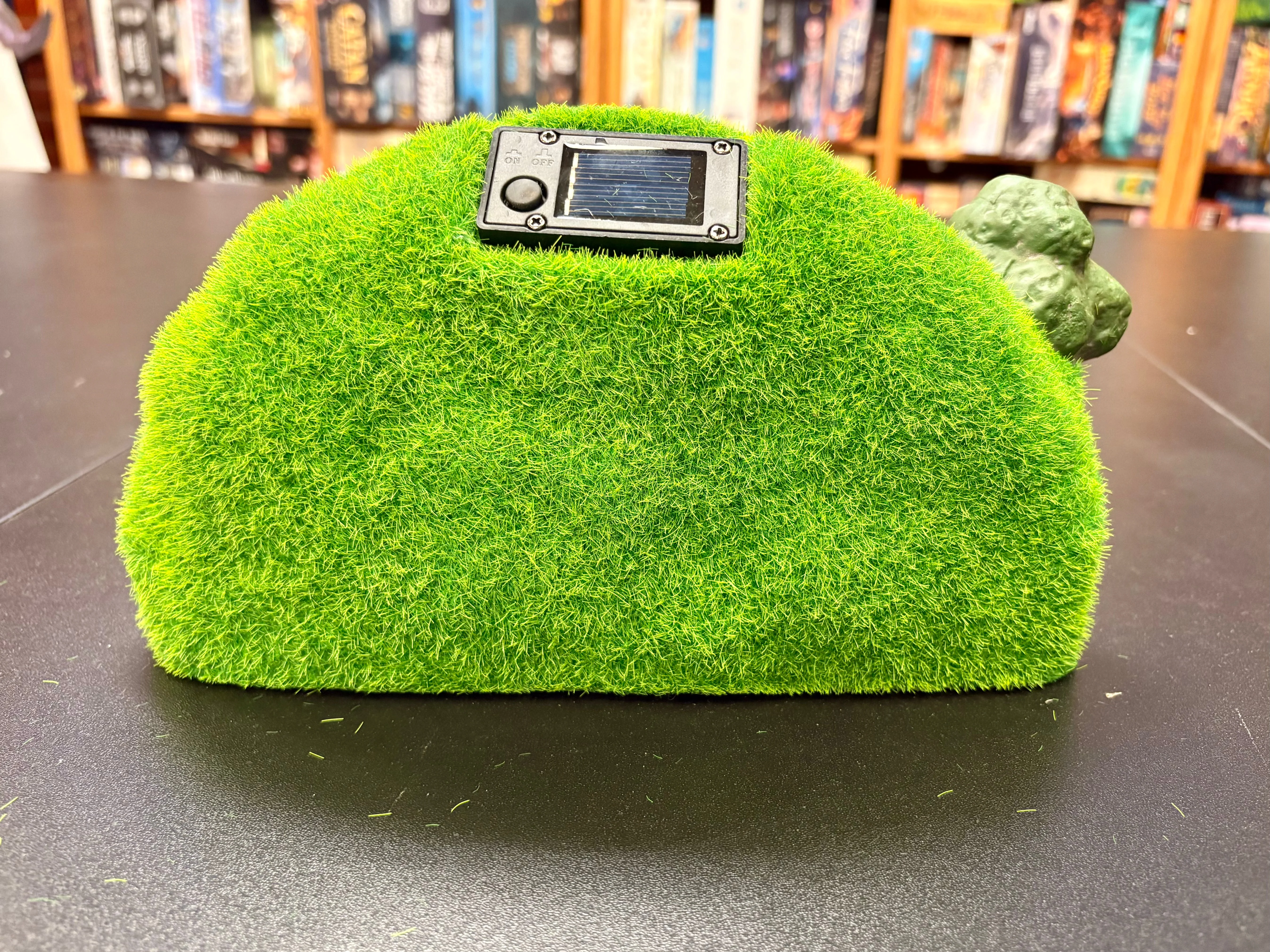Solar Lighted Gnome Moss House - Set of 2 - Image 5