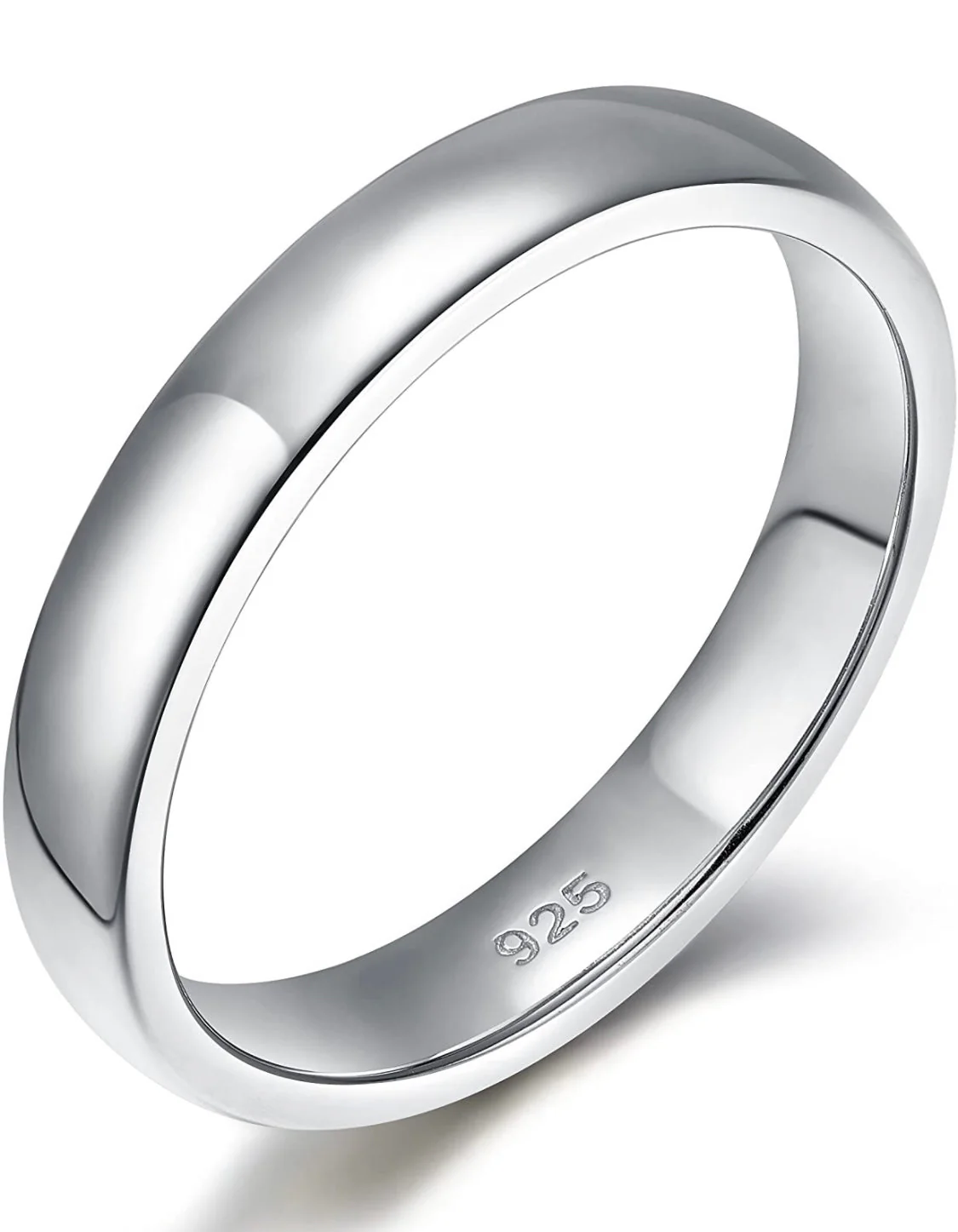 Solid 925 Sterling Silver Wedding Band Rings For Men And Women by Donatello Gian - Image 2