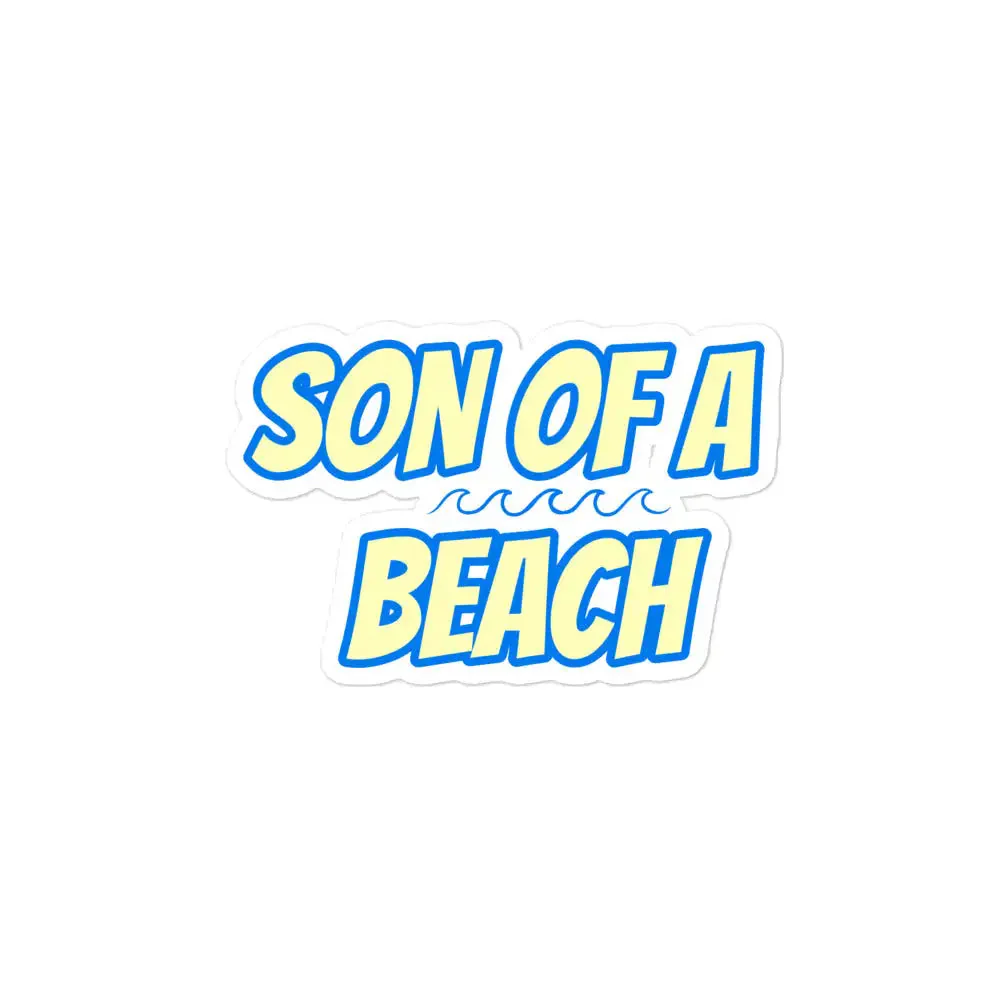 Son Of A Beach stickers by Tropical Seas Clothing - Image 2