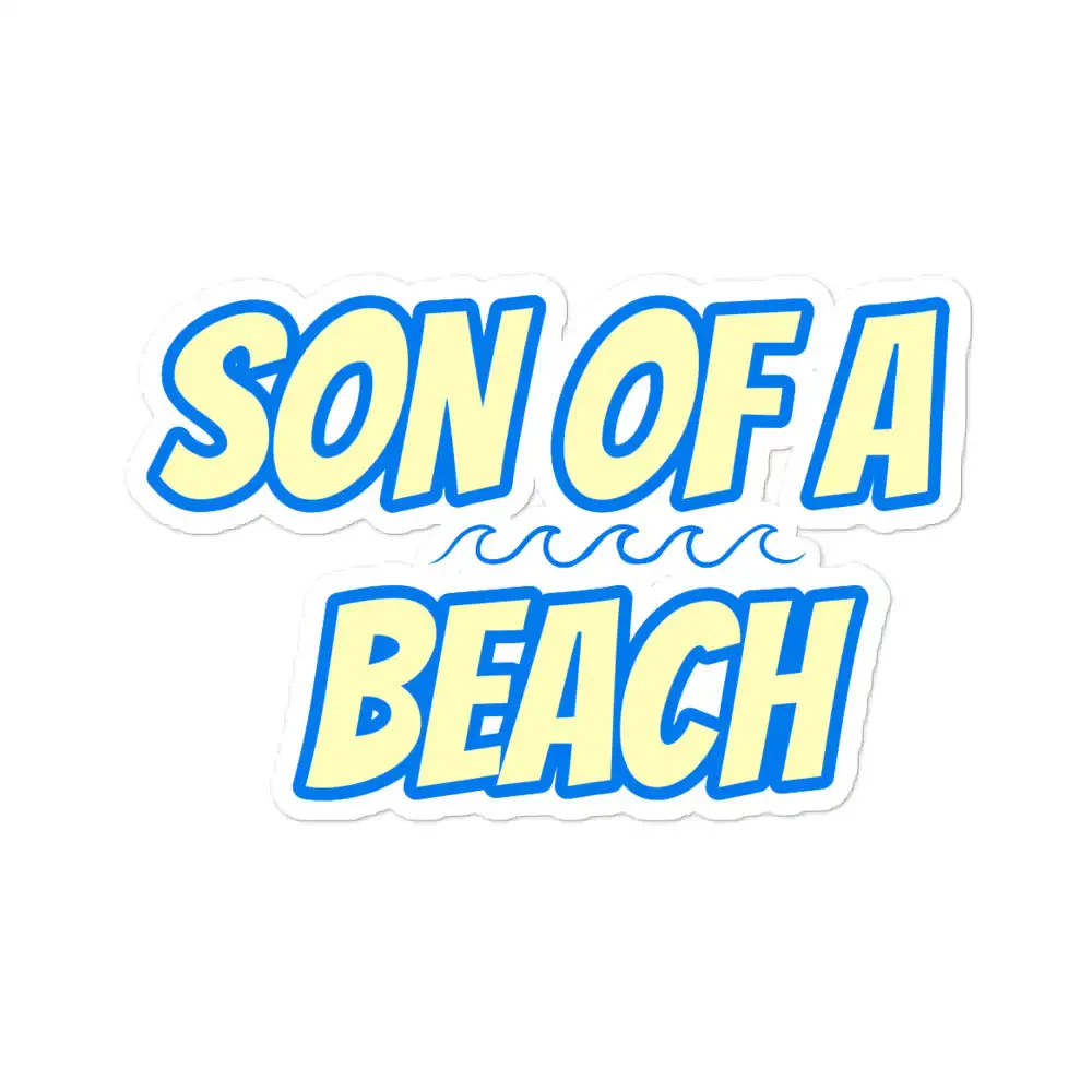 Son Of A Beach stickers by Tropical Seas Clothing - Image 3