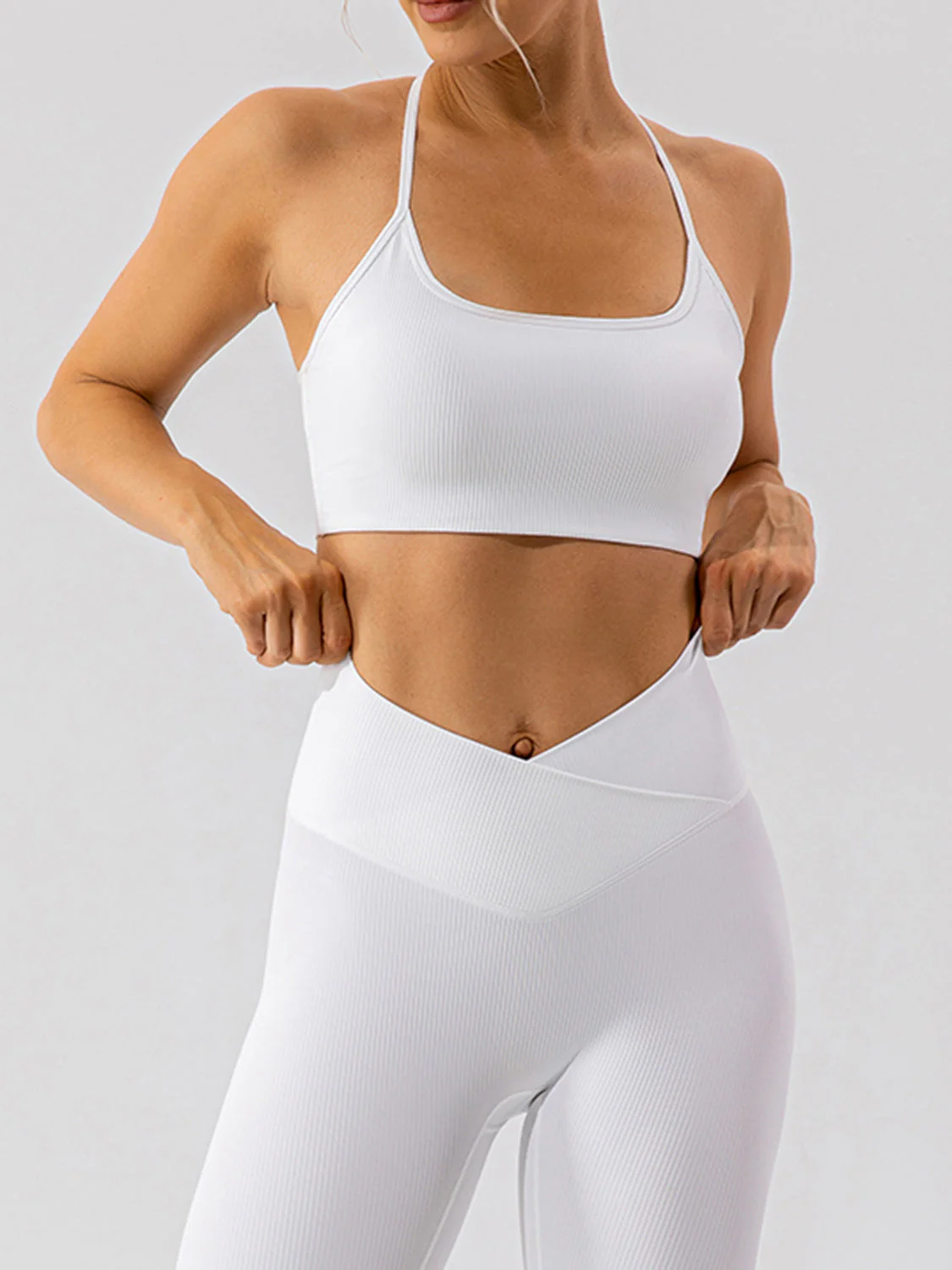 Spaghetti Strap Active Bra - Image 13