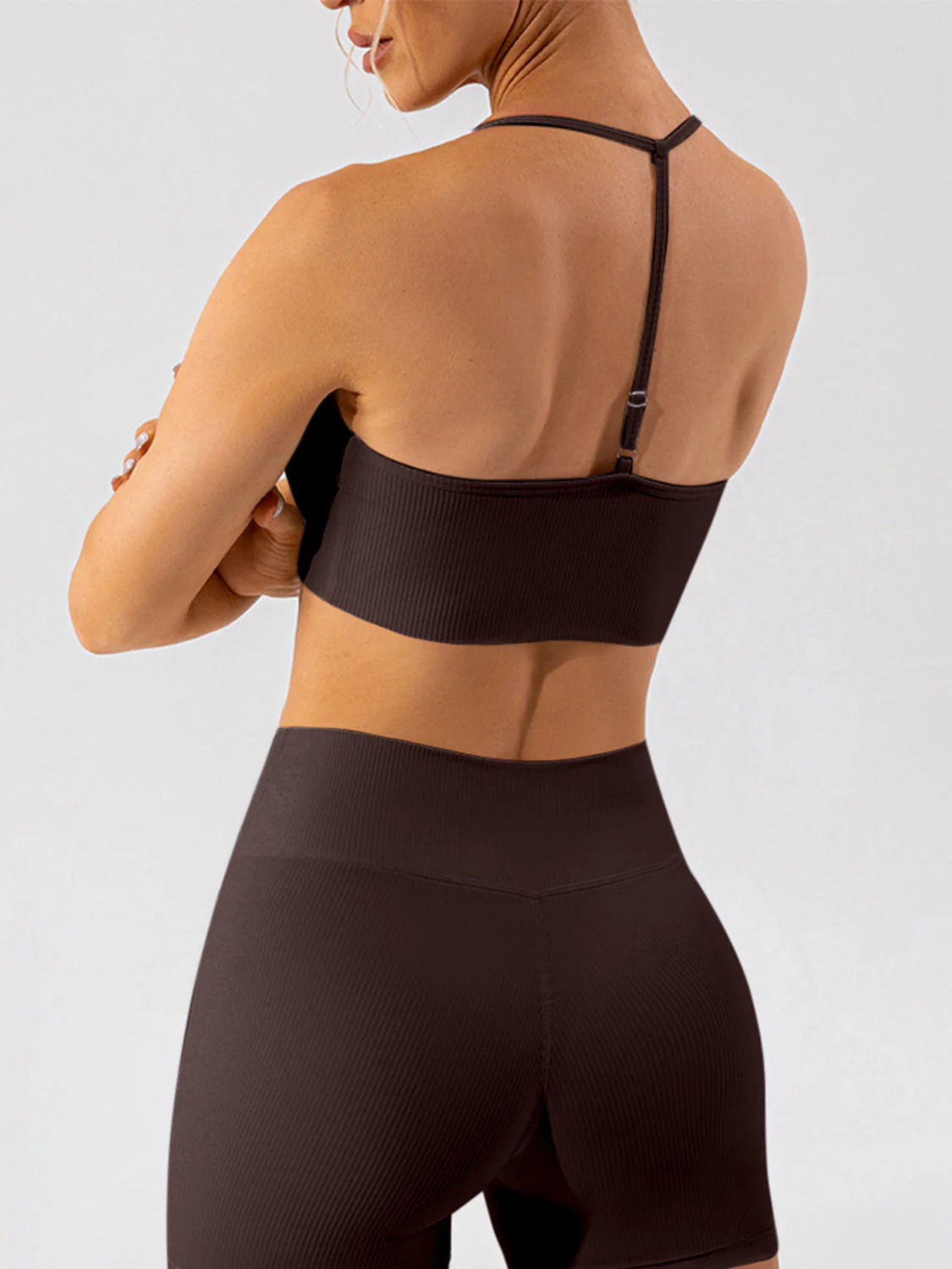 Spaghetti Strap Active Bra - Image 6