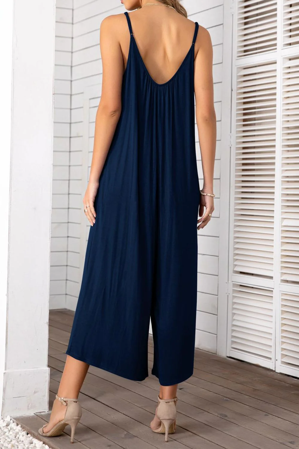 Spaghetti Strap Scoop Neck Jumpsuit - Image 12