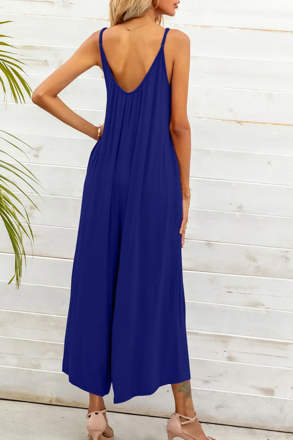 Spaghetti Strap Scoop Neck Jumpsuit - Image 2