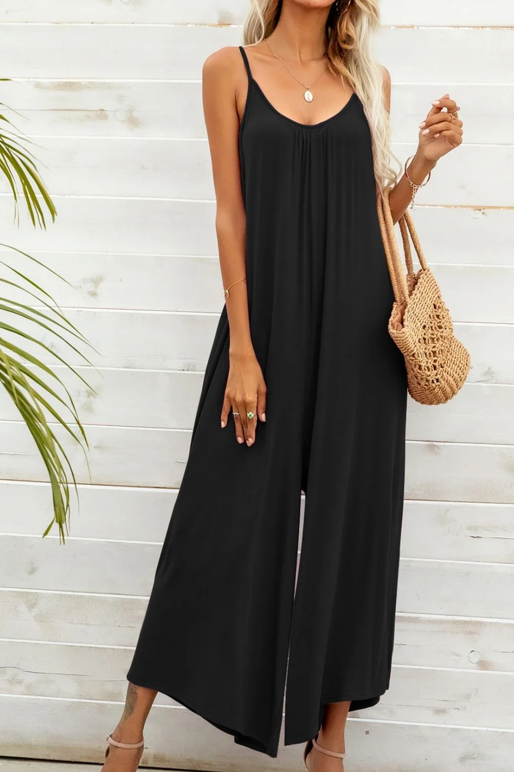 Spaghetti Strap Scoop Neck Jumpsuit - Image 20