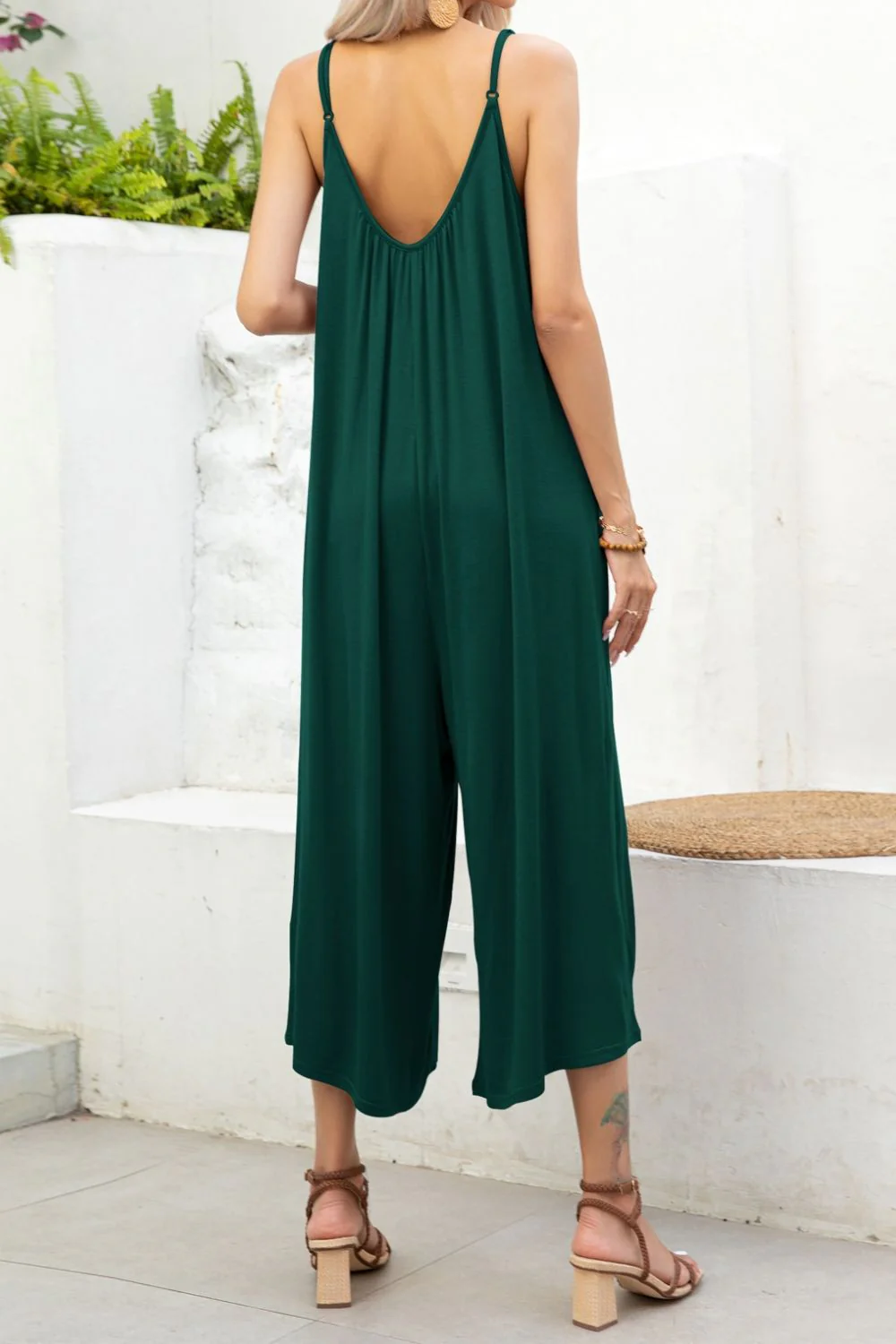 Spaghetti Strap Scoop Neck Jumpsuit - Image 8