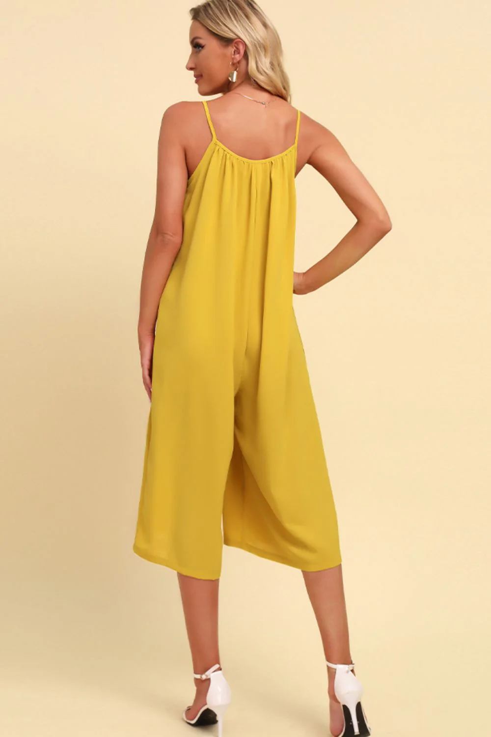 Spaghetti Strap Scoop Neck Jumpsuit - Image 2