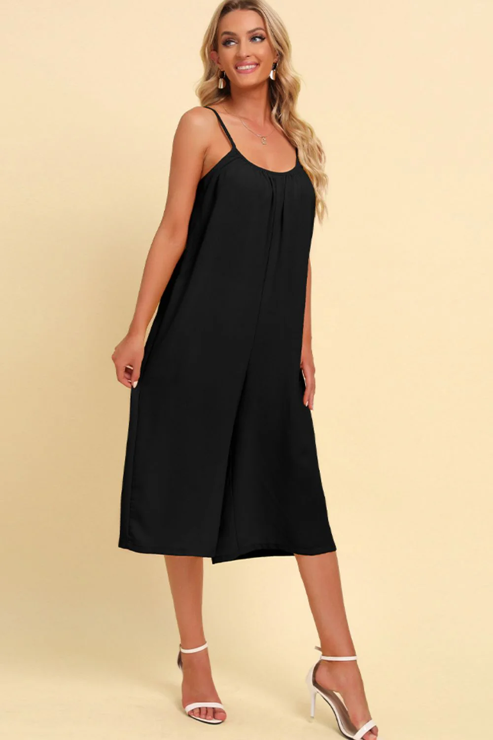 Spaghetti Strap Scoop Neck Jumpsuit - Image 4