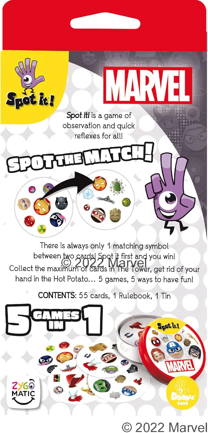 Spot It! Marvel Emojis (Eco Blister) - Image 2