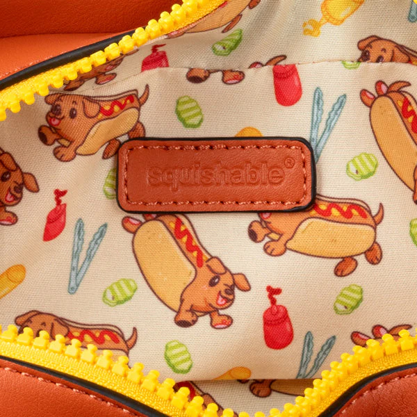 Squishable Dachshund Hot Dog Crossbody Purse - Image 4