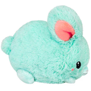 Squishable Mint Fluffy Bunny (Mini) - Image 2