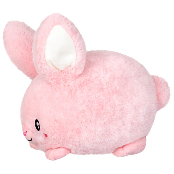 Squishable Pink Fluffy Bunny (Snugglemi Snackers) - Image 2
