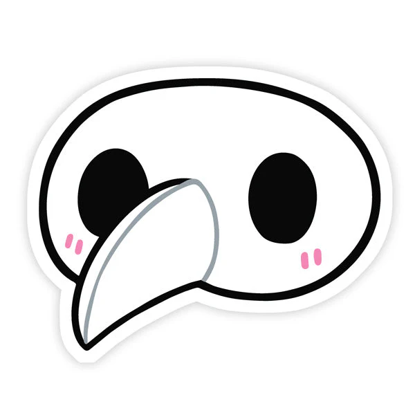 Squishable Plague Mask Sticker