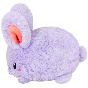 Squishable Purple Fluffy Bunny (Mini) - Image 2