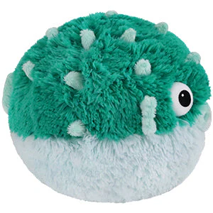 Squishable Teal Pufferfish (Mini) - Image 2