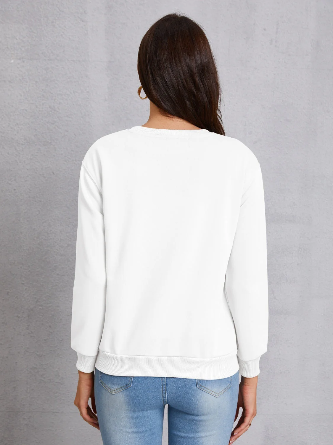 ST. PATRICK'S DAY Graphic Round Neck Sweatshirt - Image 5