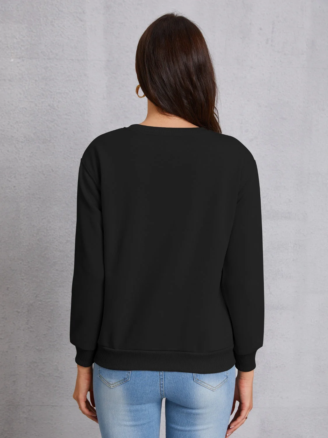 ST. PATRICK'S DAY Graphic Round Neck Sweatshirt - Image 8