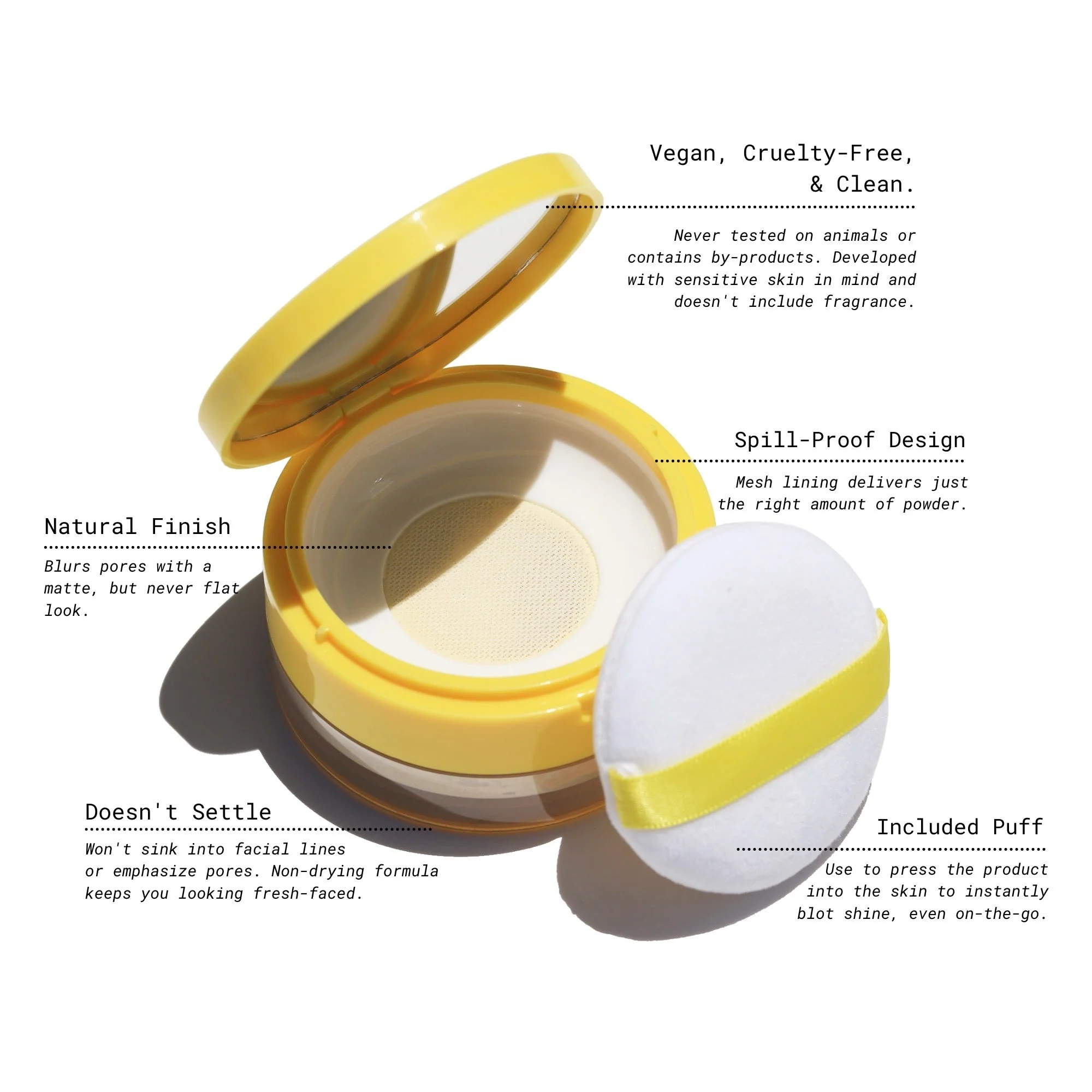 Star Bright Loose Setting Powder by Half Caked - Image 10