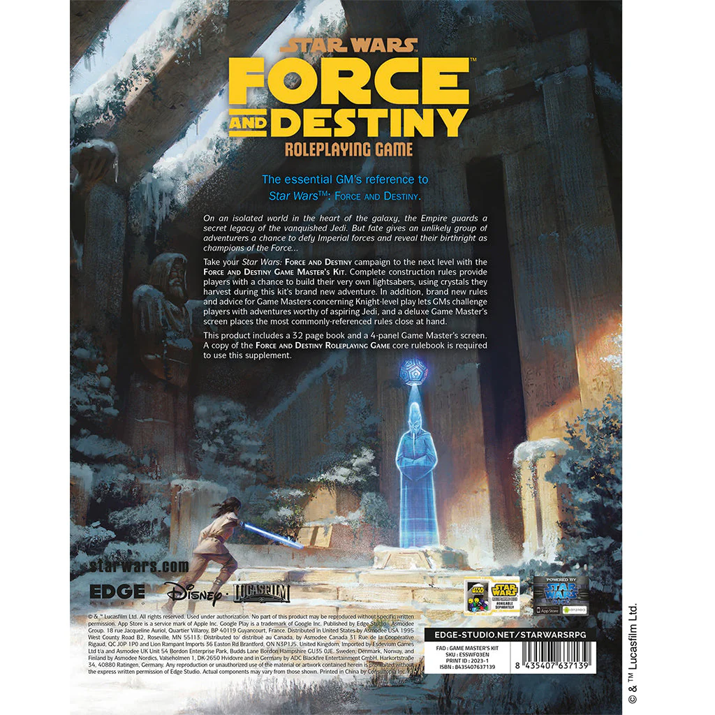 Star Wars: Force and Destiny: Game Master’s Kit - Image 2