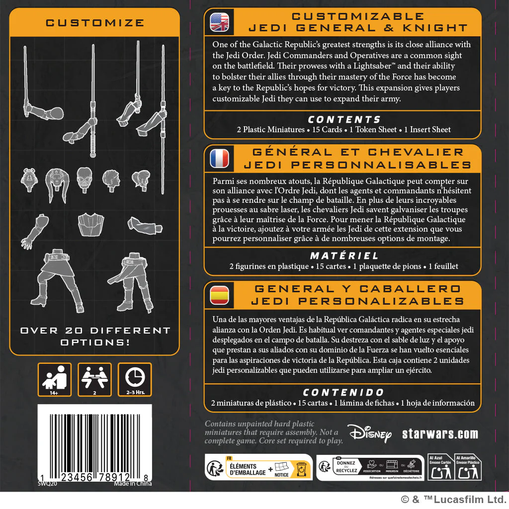 Star Wars Legion: Customizable Jedi General and Knight - Image 2