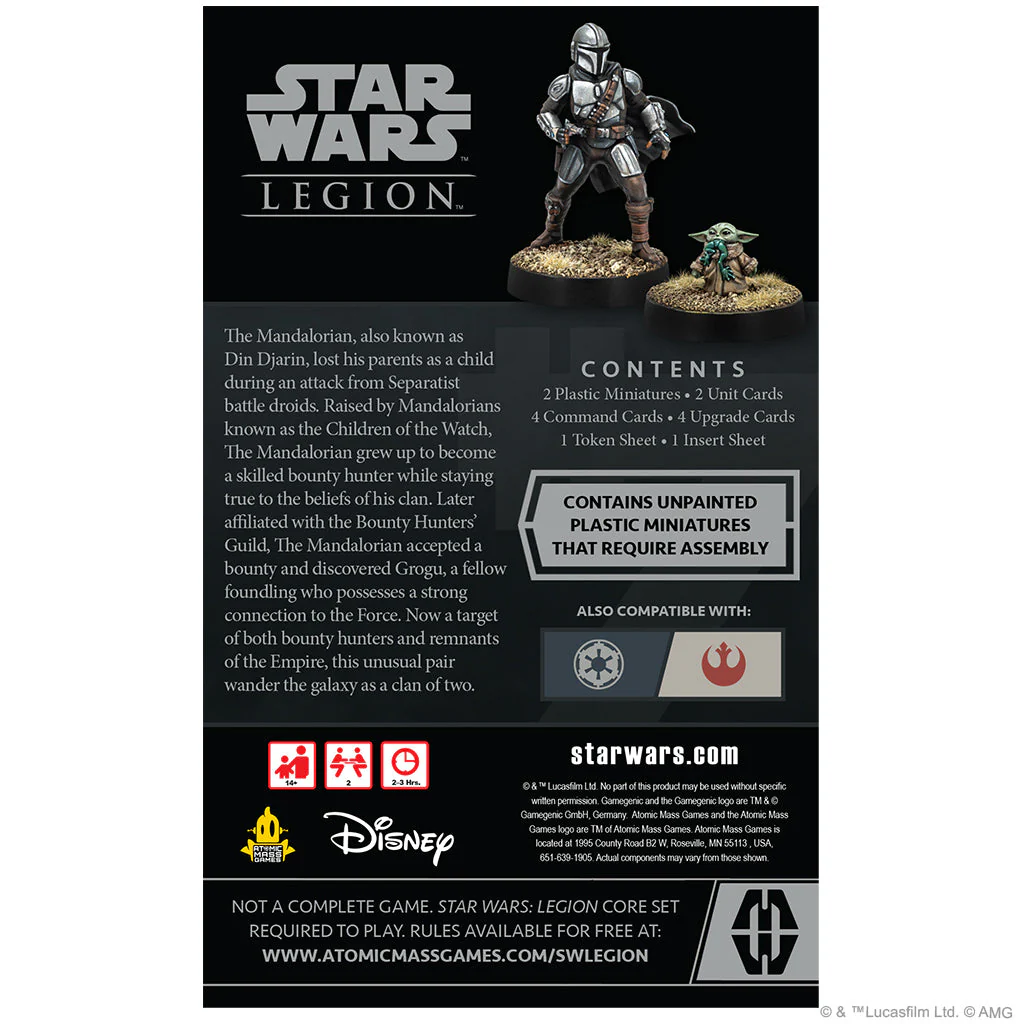 Star Wars Legion: Din Djarin & Grogu Operative Expansion - Image 3