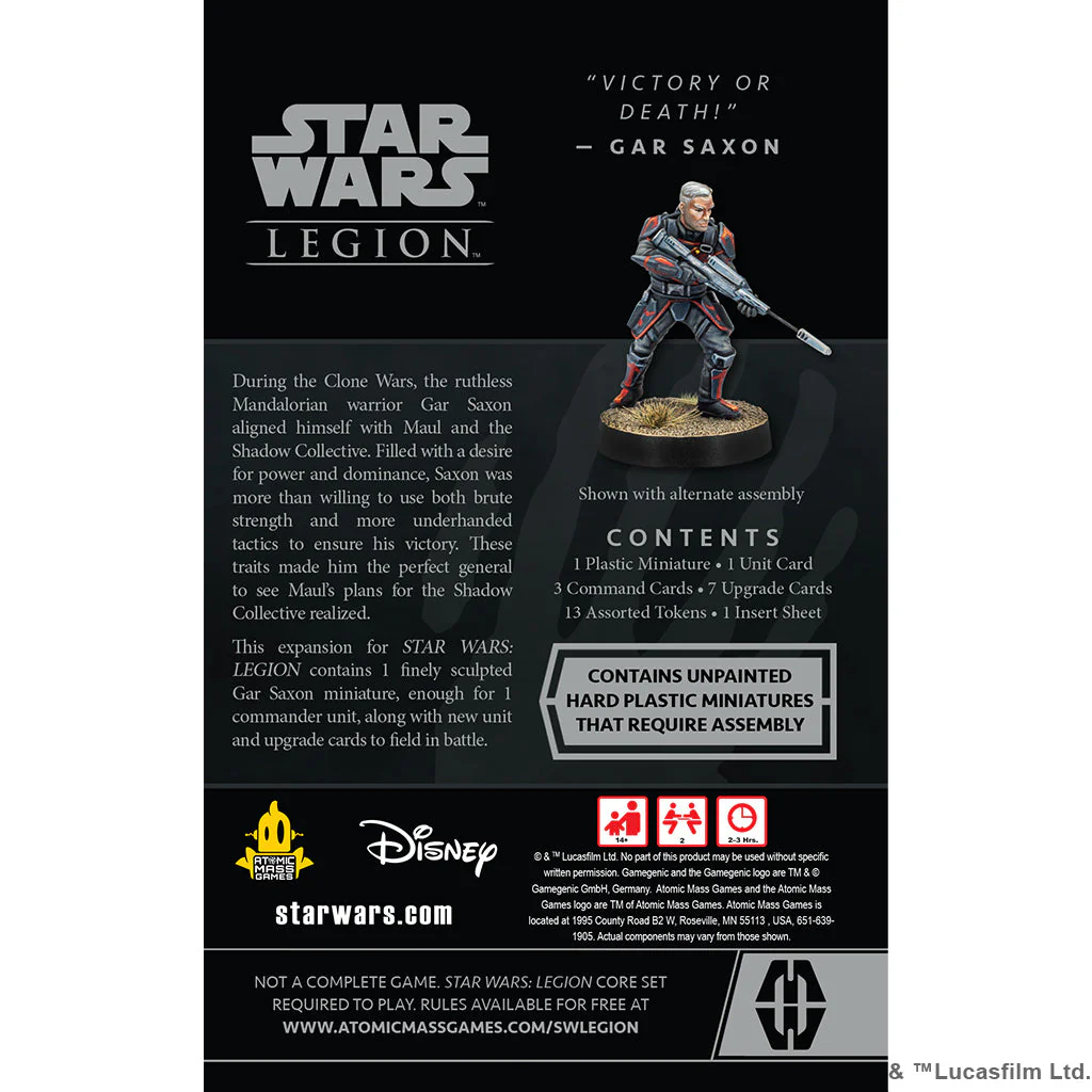Star Wars Legion: Gar Saxon - Image 3
