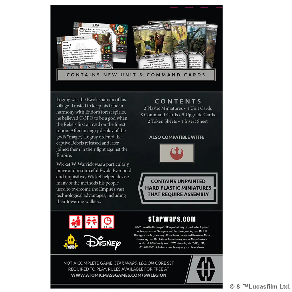 Star Wars Legion: Logray & Wicket Commander Expansion - Image 2