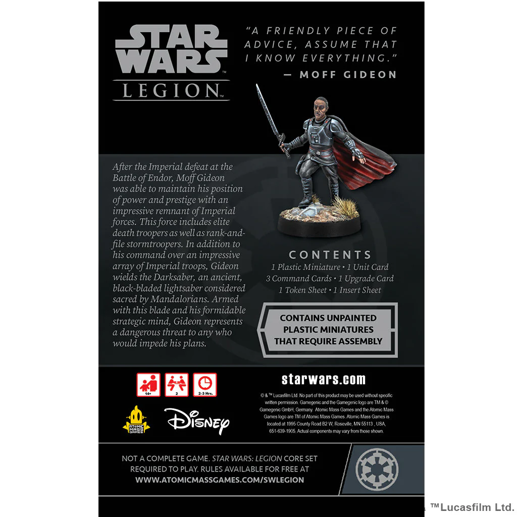 Star Wars Legion: Moff Gideon Commander Expansion - Image 2