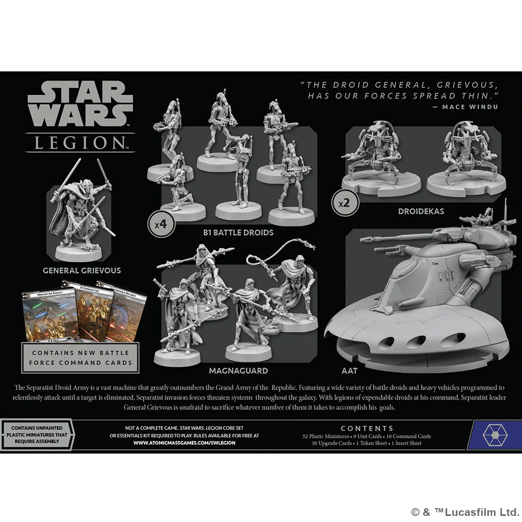 Star Wars Legion: Separatist Invasion Force - Image 2