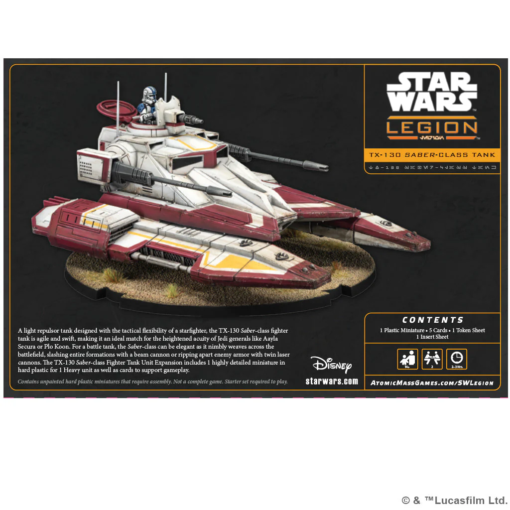 Star Wars: Legion - TX-130 Saber Tank (2026) - Image 2