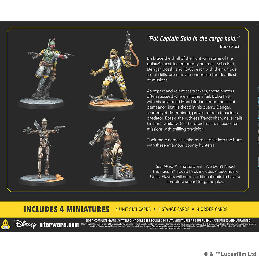 Star Wars Shatterpoint: We Don’t Need Their Scum Unit Pack - Image 2
